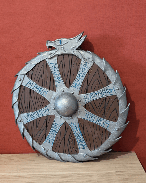 bouclier viking en mousse eva props sur mesure