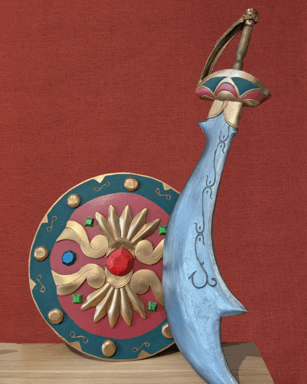 Epee et bouciler gerudo - Riju & Urbosa Epee et bouciler gerudo - Riju & Urbosa