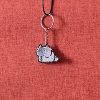 Porte clé brodé Aruuki