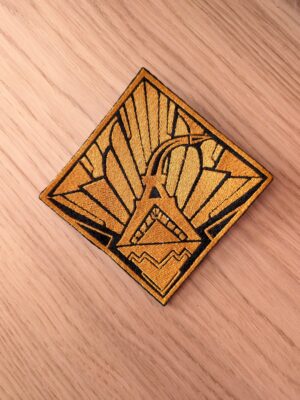 clair obscure lumiere broderie patch fait par aruuki